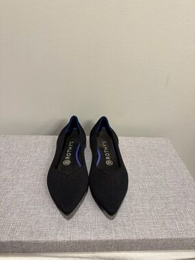 Rothy’s-the Point in Classic Black, 7.5
